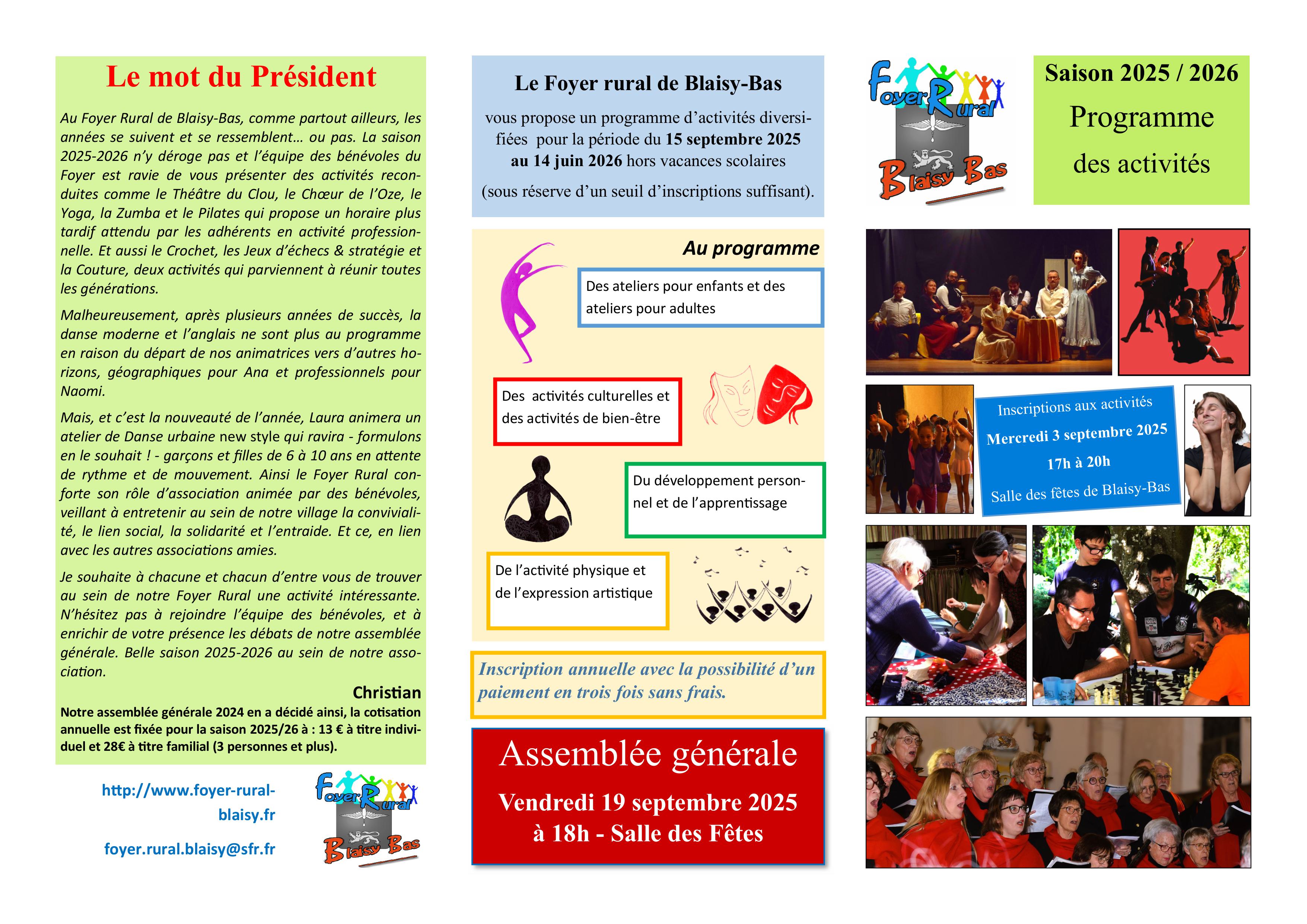 Prog. Saison 2025 26 A